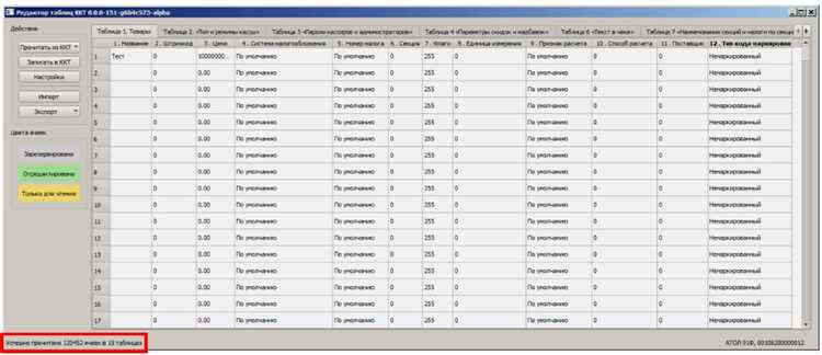 Редактор таблиц ККТ: как использовать и настройки